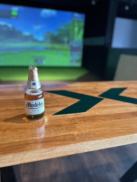 X Golf Corporate Logo Table